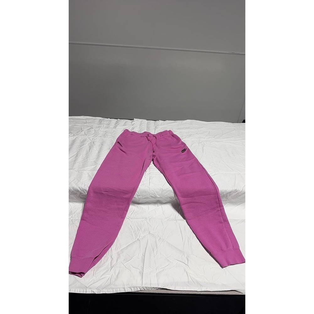 Nike Pink Sweatpants Womens Medium Elastic Waist Drawstring Casual Joggers